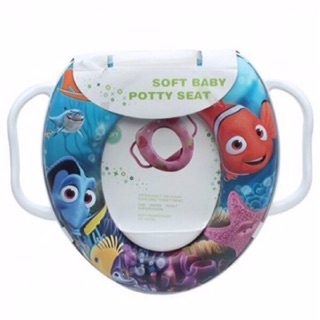 Đệm lót bồn cầu cho bé (xanh)