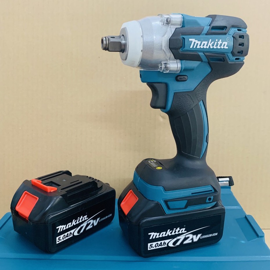 Máy siết bulong dùng pin không chổi than Makita 490NM pin khủng 10 Cell