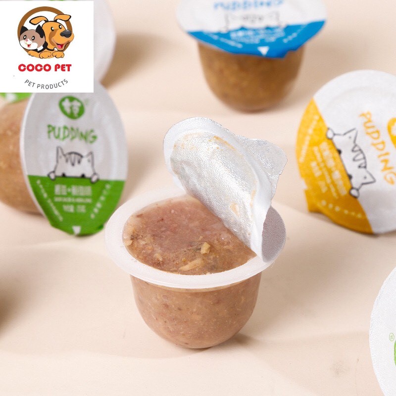 Pudding Thạch Cho Chó Mèo Thơm Ngon Bổ Dưỡng Nhiều Vị