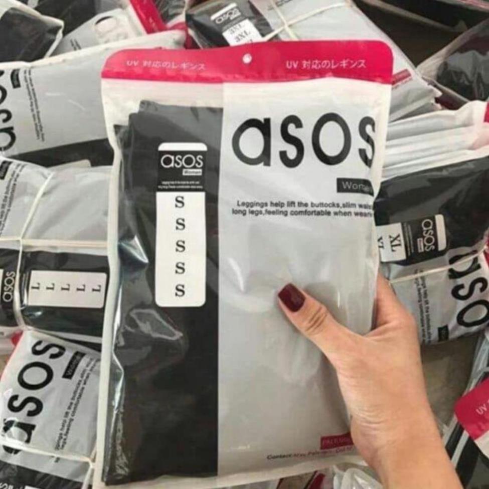 0SL-Quần Legging Nữ ASOS Nâng Mông Tôn Dáng Cạp Cao Có Túi Thun Ôm Siêu Co Dãn 4 Chiều Có Hộp VNXK