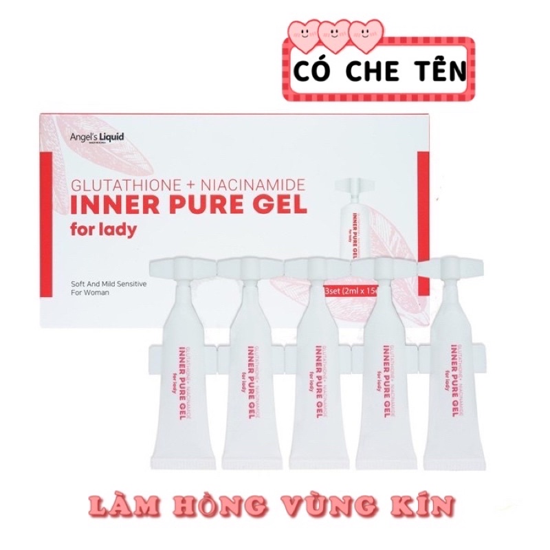 [FREE SHIP] Gel Làm Hồng Se Khít Vùng Kín Angel’s Liquid Glutathion Plus Inner Pure gel