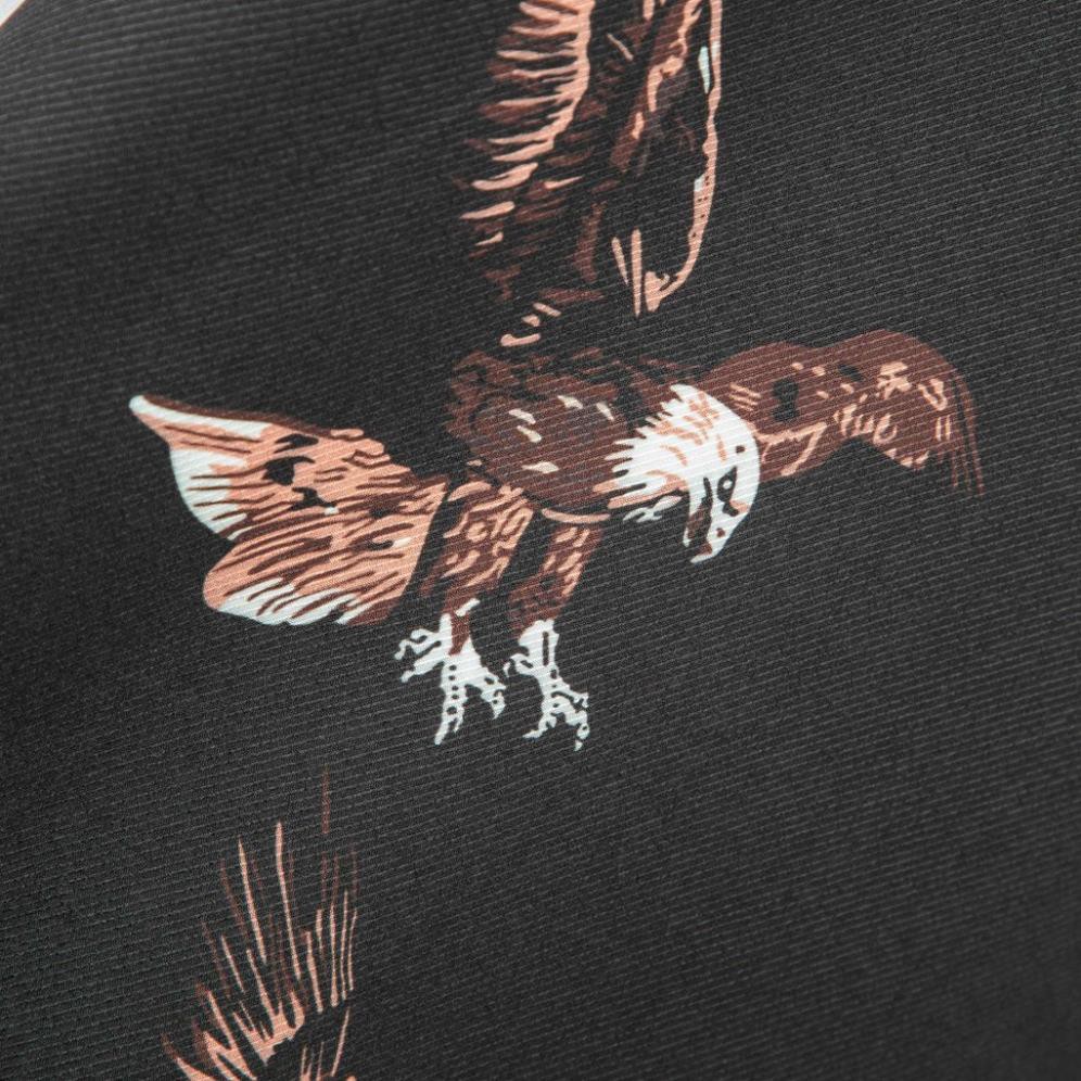 Áo sơ mi nam họa tiết chim đại bàng Eagle Chất lụa thoáng mát - FEAER DENIM