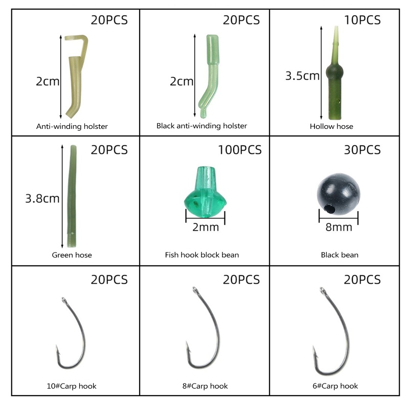 Set 420 Phụ Kiện Câu Cá Chuyên Dụng Chất Lượng Cao