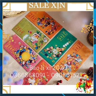 [[MUA 5 TẶNG 1] Xấp 10 Bao Lì Xì 2020 Chủ Đề Tết Ta [Tặng Bao Kính]