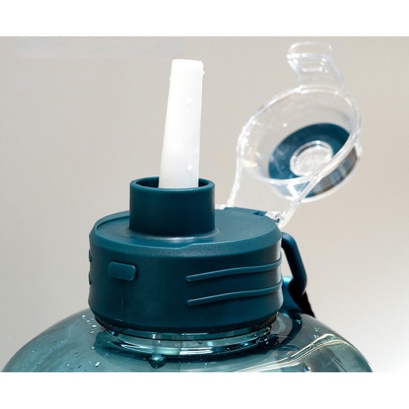 Bình đựng nước thể thao dung tích lớn 2l chống rơi tiện dụng dành cho nam và nữ Bình Nước Thể Thao Dung Tích Lớn nước có tay cầm Gallon Không BPA Chống Rò Rỉ Tiện Lợi