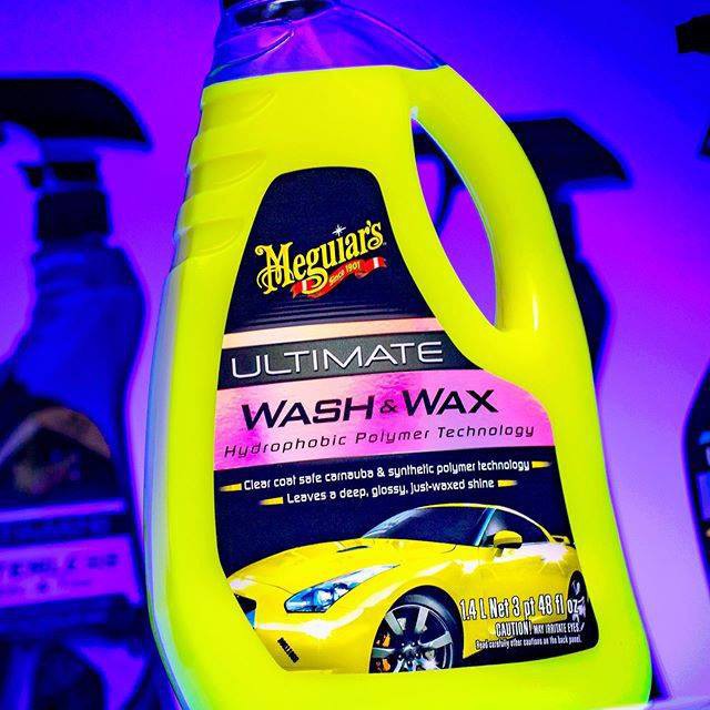 Meguiar's Xà phòng rửa xe dòng cao cấp Ultimate - Wash &amp; Wax, G17748, 1,4L TẶNG BAO TAY XÚC TUA chamsocxestore