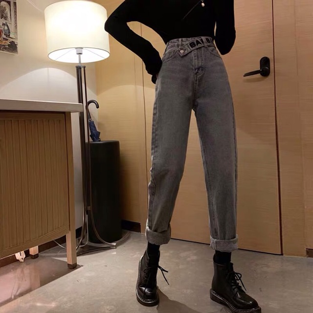 [ORDER+ẢNH THẬT] Quần ống rộng form suông Hyunya đai chéo thêu chữ BARBIB lưng cao tôn dáng siêu chất ❤️ | BigBuy360 - bigbuy360.vn