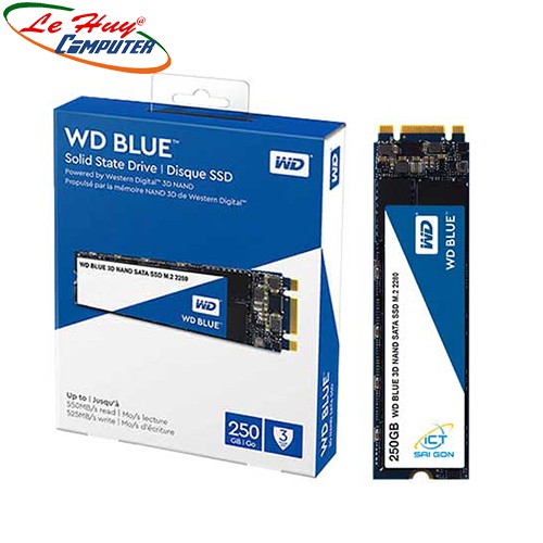 Ổ cứng SSD Western Digital Blue 250GB WDS250G2B0B M.2 2280 SATA 3