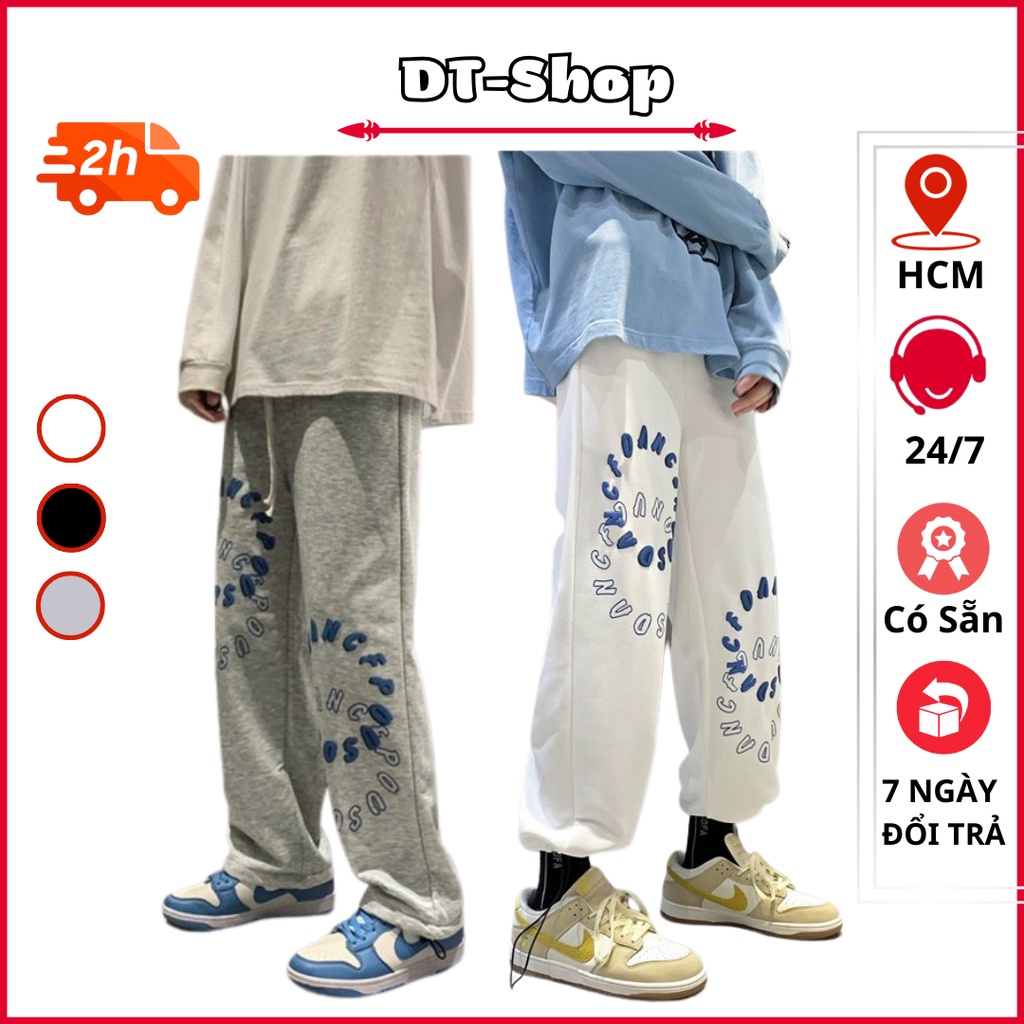 Quần jogger nam bo gấu trơn vải nỉ cao cấp chất mịn dáng jogger mặc thu đông