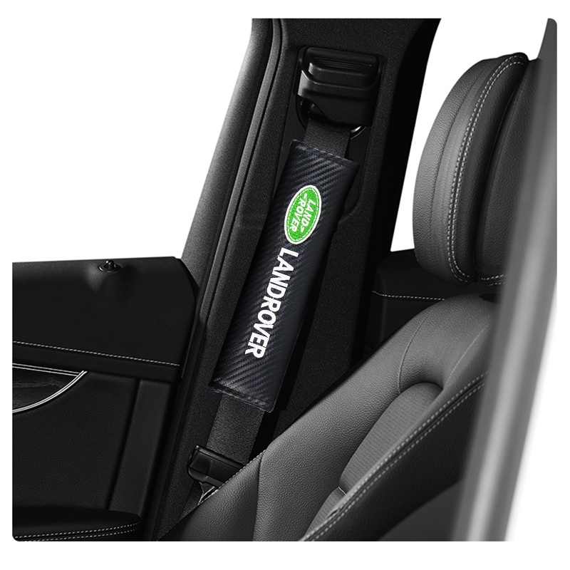 1 Miếng Đệm Vai Gắn Dây Đai An Toàn Xe Hơi Thêu Logo Cho Land Rover Range Rover Discovery Guardian 4 Freelander 22