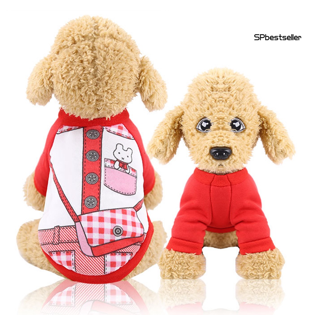 Áo len mềm mại họa tiết hoạt hình nhiều màu sắc cho thú cưng