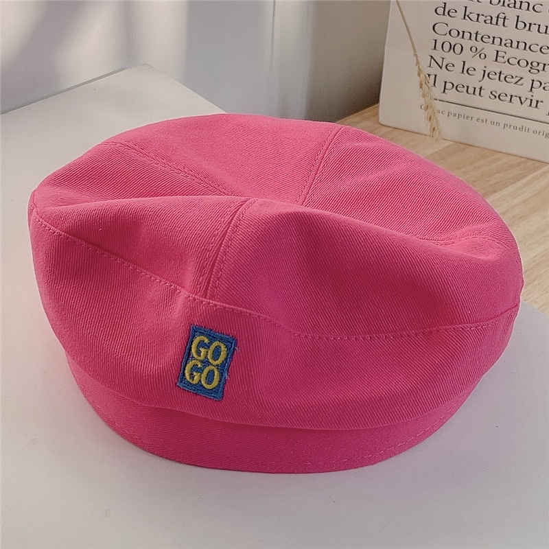 Mũ Beret Thêu Chữ Thời Trang Cho Bé