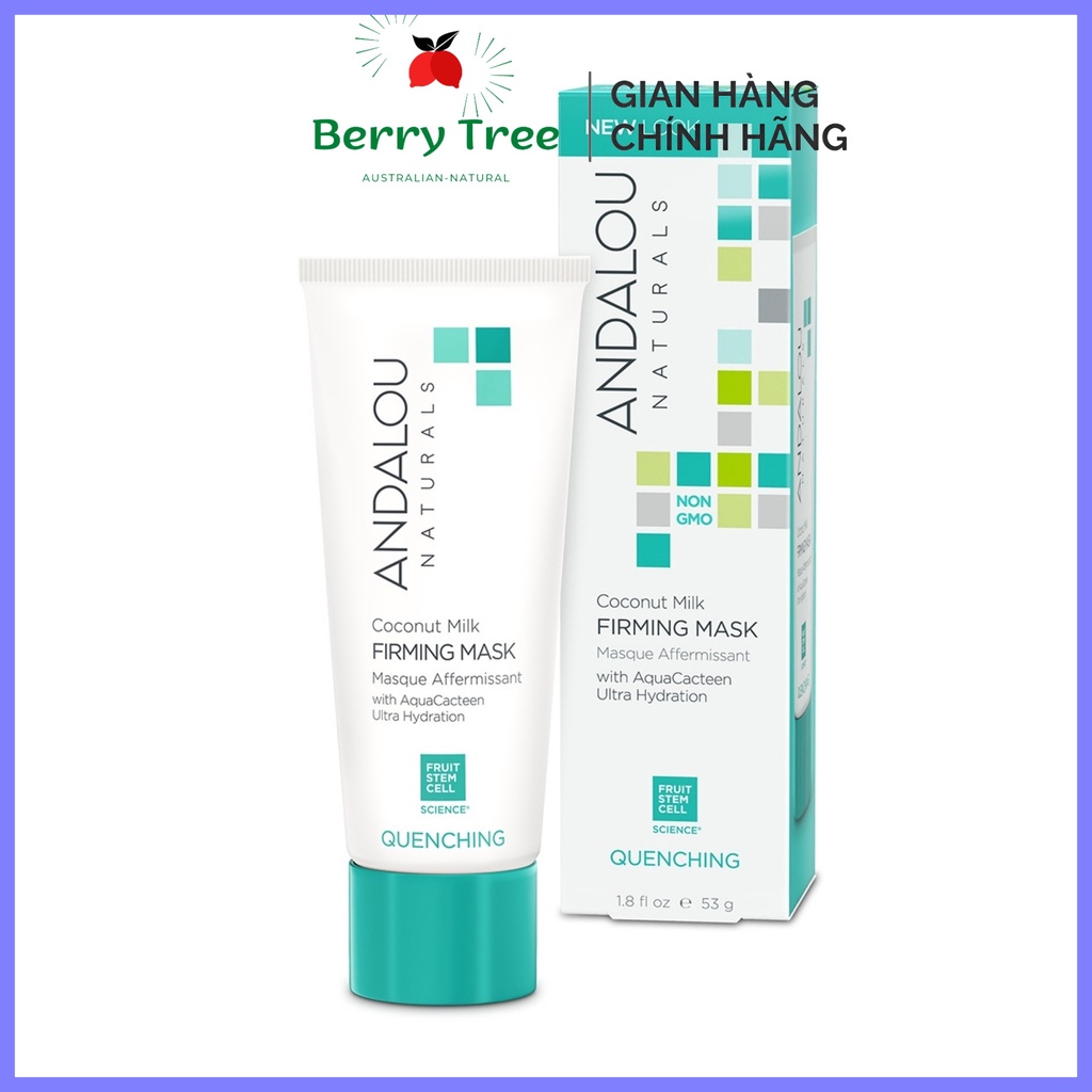 Andalou Mặt Nạ Dưỡng Ẩm &amp; Săn Chắc Da Quenching Coconut Milk Firming Mask 53g (BR)