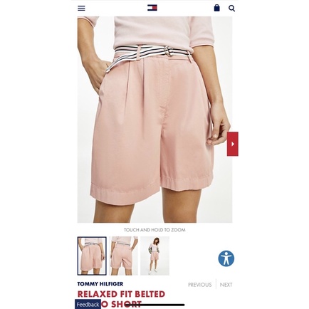Quần short ngố nữ T.o.m.m.y. chất demin mềm,lưng cao vừa ngang rốn-hàng xuất xịn