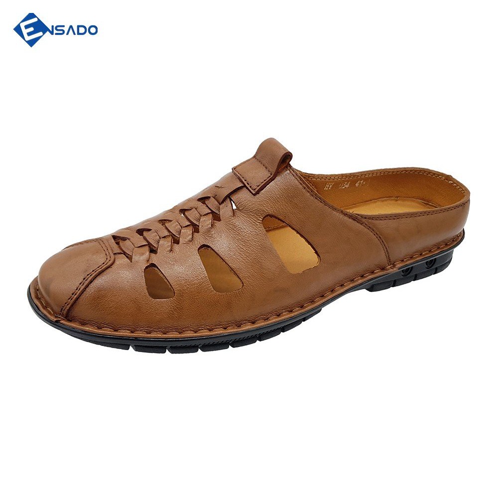 Giày Lười Hè Giày Mùa Hè Nam Da Bò Đẹp Độc Đáo Ensado LH0816