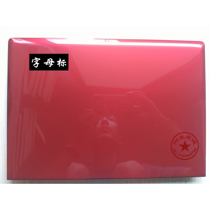 Thích hợp cho Lenovo G41-30 G41-35 A vỏ màn hình mặt sau sơn đen đỏ bóng