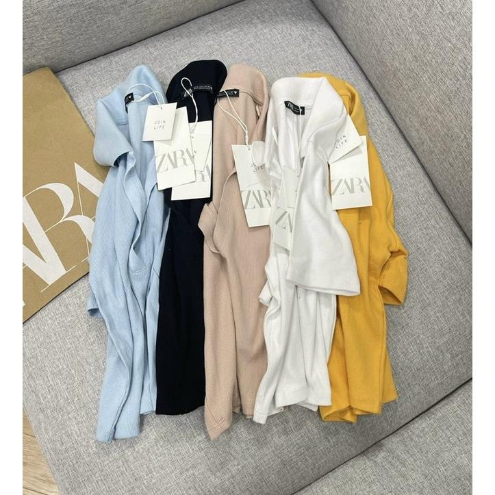ÁO POLO NỮ KHOÉT CỔ V 5 MÀU