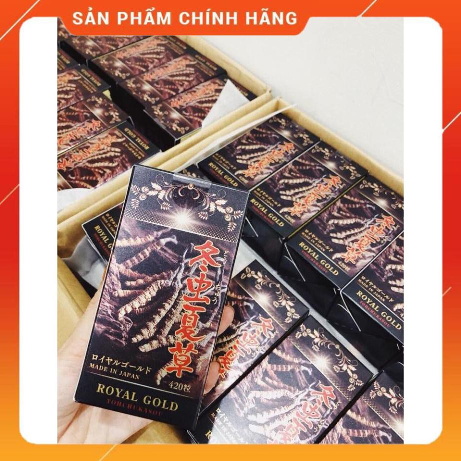 Hàng auth Viên uống Đông trùng hạ thảo Nhật Bản Royal Gold 420 viên