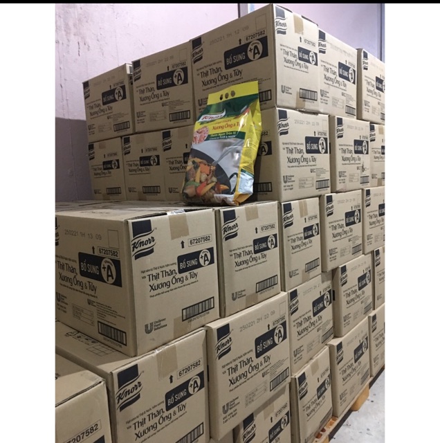 HẠT NÊM KNORR 3KG - THỊT THĂN XƯƠNG ỐNG VÀ TỦY-THƠM NGON TỪ THỊT TƯƠI &amp; NGON