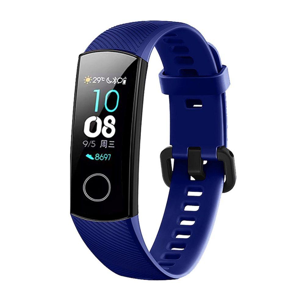 BTLIMER Dây Đeo Thay Thế Chất Liệu Silicone Màu Trơn Cho Honor Band 4 5