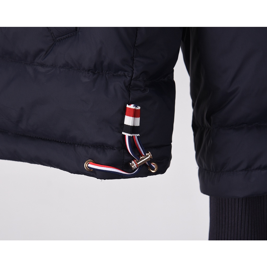 Áo khoác lông vũ nam cao cấp có nón Thom Brow.ne 4-Bar 8892 Áo phao nam thiết kế tay áo kẻ sọc cực sang trọng