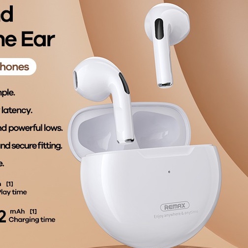 Tai nghe Bluetooth TWS Remax TWS-50i V5.1 Thiết kế nhỏ gọn Thời trang (2 màu tuỳ chọn)