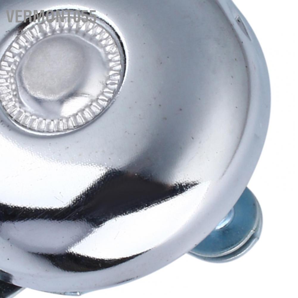 Vermont055 Retro Metal Ring Bike Bicycle Cycling Handlebar Loud Horn Bell Sound Alarm Silve