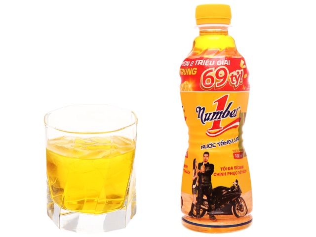 Nước tăng lực Number 1,chai 330 ml