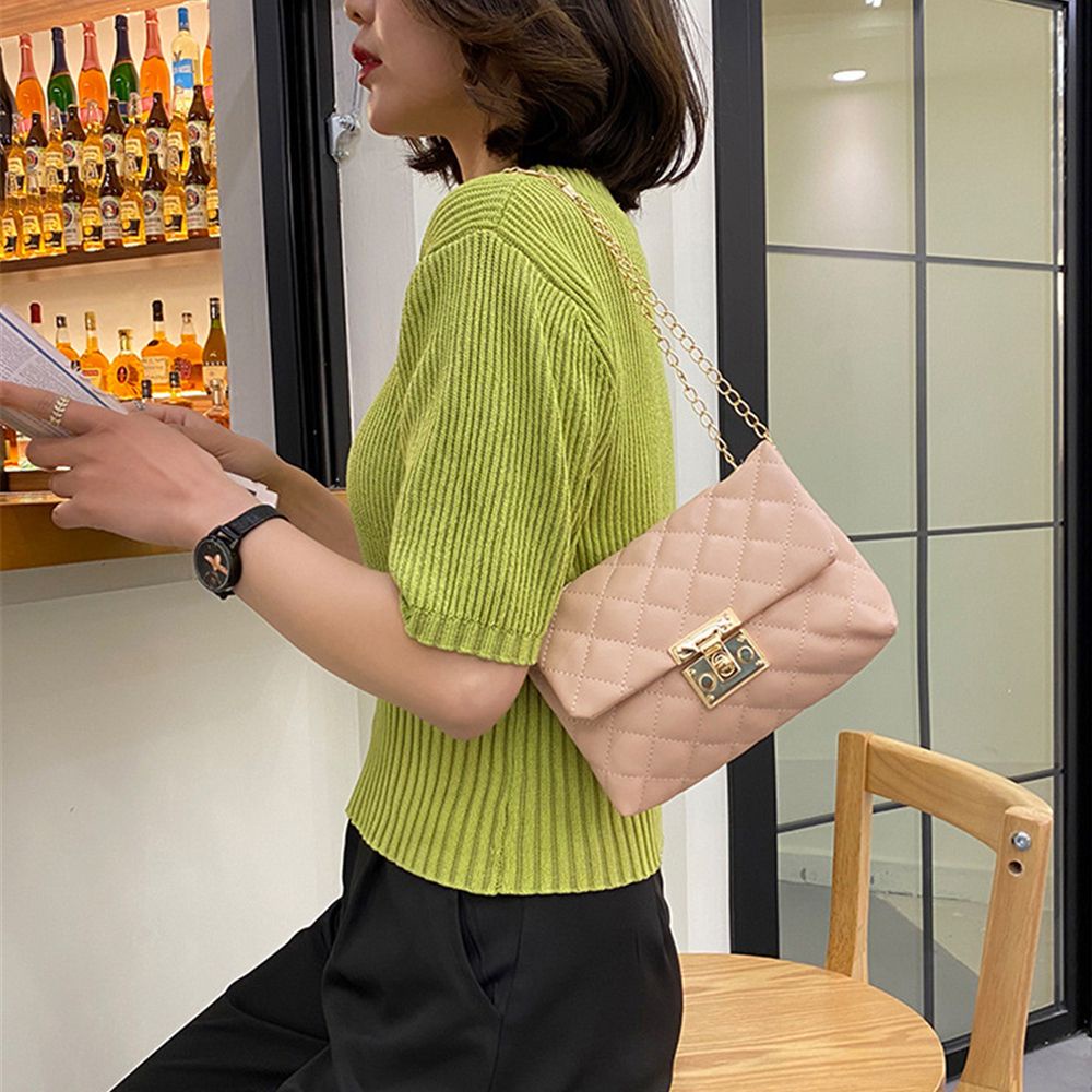 Túi Đeo Vai Bằng Da PU Nhiều Màu Sắc Thời Trang Cho Nữ