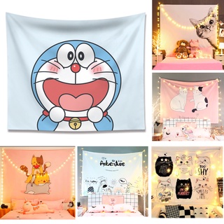 [150X130cm] Thảm Treo Tường, Decor phong ngủ, vải treo tường phòng ngủ [ Tặng đèn 8M+ Phụ Kiện Treo]