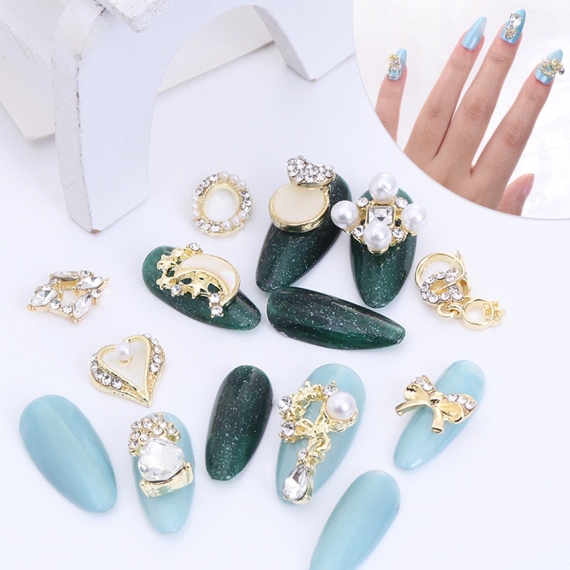 (MớI) Hạt NgọC Trai ĐíNh Trang Trí MóNg