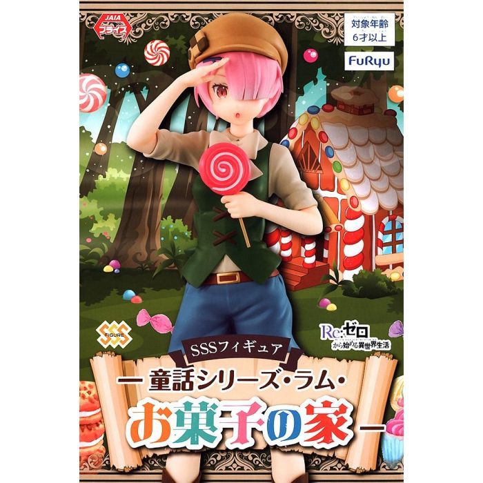 Mô Hình Figure Chính Hãng Anime Re:Zero, Ram, Fairy Tale Series, FURYU, Nhật Bản