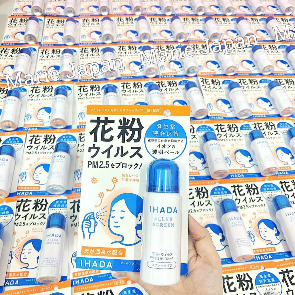 XỊT KHOÁNG KHÁNG KHUẨN BỤI MỊN 2.5PM IHADA NỘI ĐỊA NHẬT