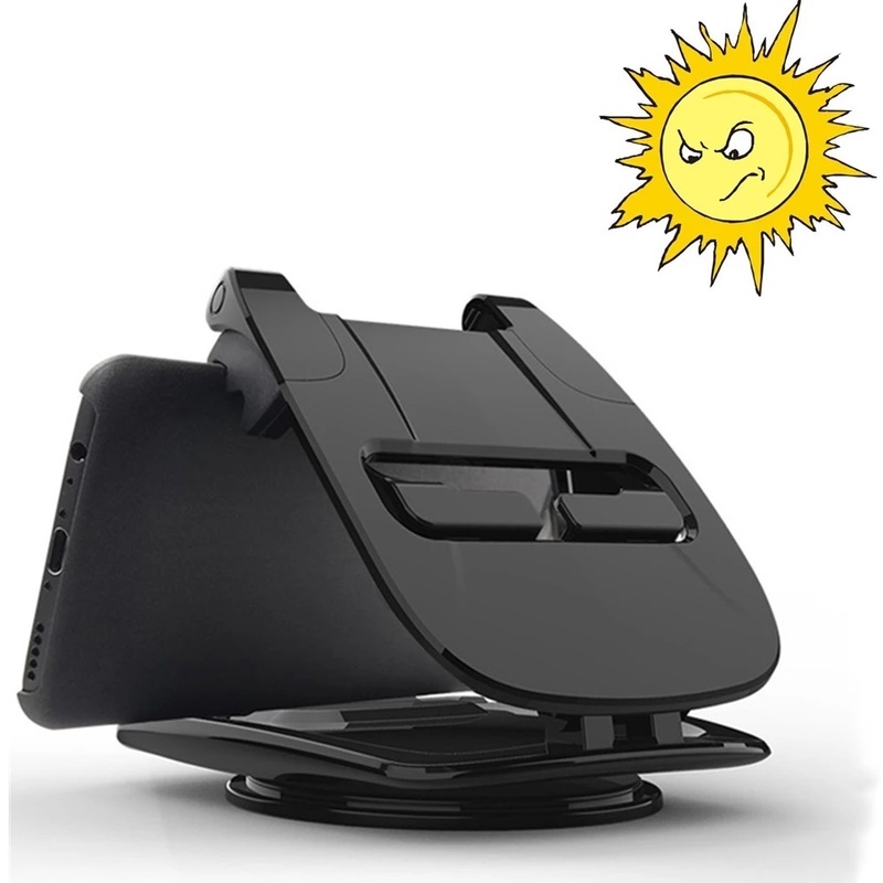 Giá Đỡ Điện Thoại / Thiết Bị Định Vị GPS 4.0-6.5 Inch Xoay 360 Độ Chống Trượt Gắn Bảng Điều Khiển Xe