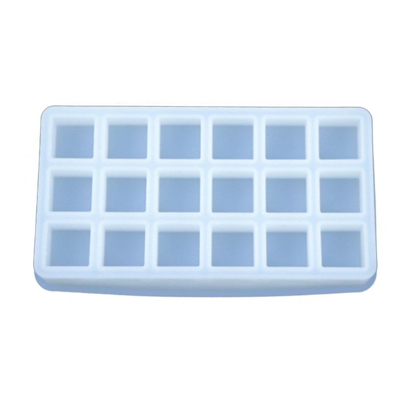 Khuôn Làm Hộp Đựng Son Môi Hình Vuông Bằng Nhựa Epoxy Độc Đáo DIY