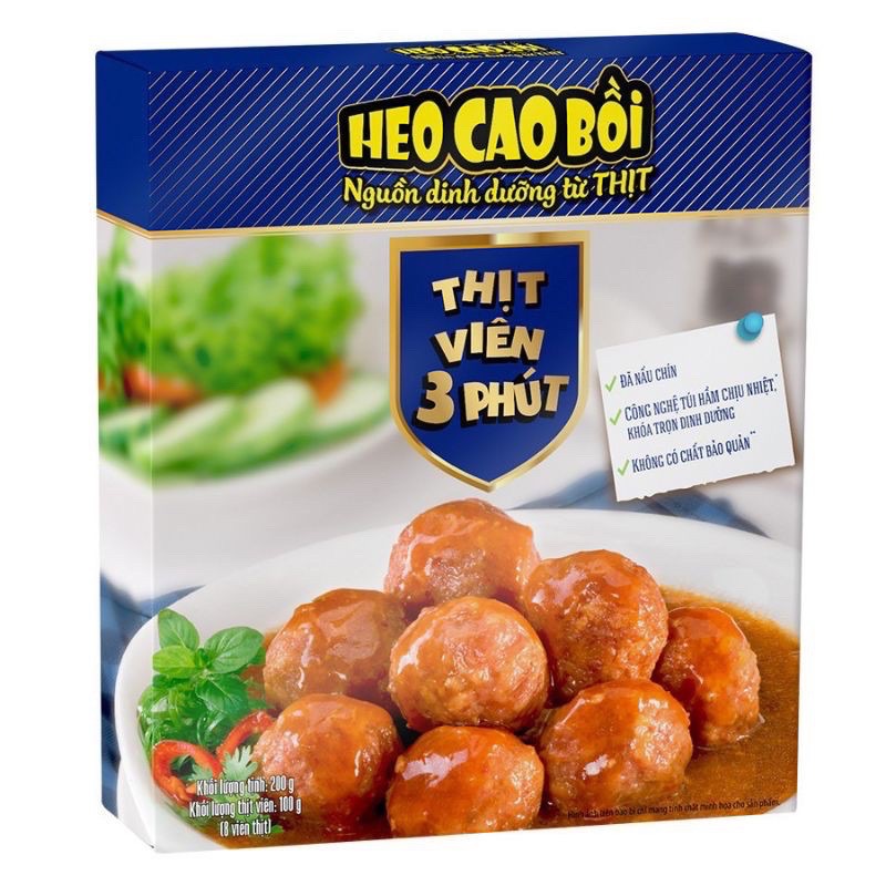 Thịt heo viên Cao Bồi 200g(BC) | BigBuy360 - bigbuy360.vn