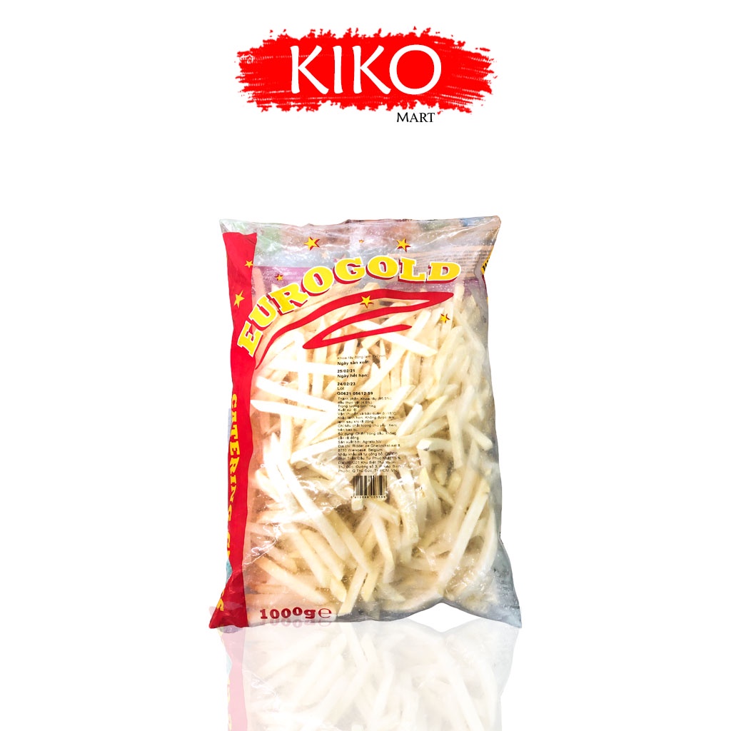 Khoai tây chiên nhập khẩu Bỉ EuroGold sợi lớn 1kg