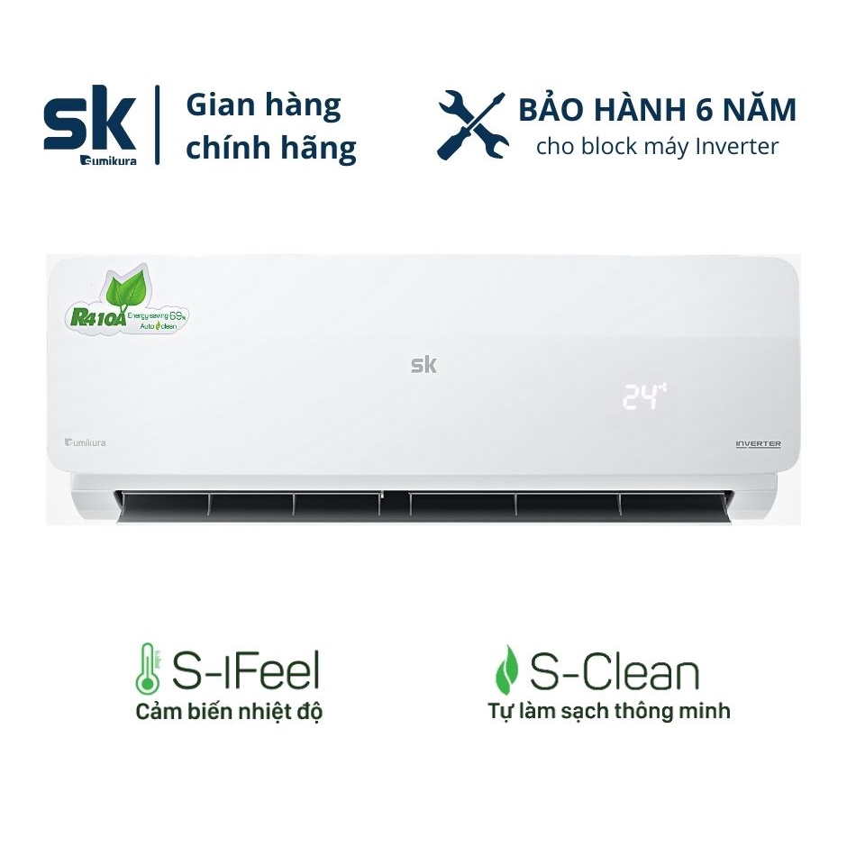 [Mã ELHA10 giảm 6% đơn 5TR] Điều hòa 1.5 ngựa SK Sumikura APS/APO-120DC