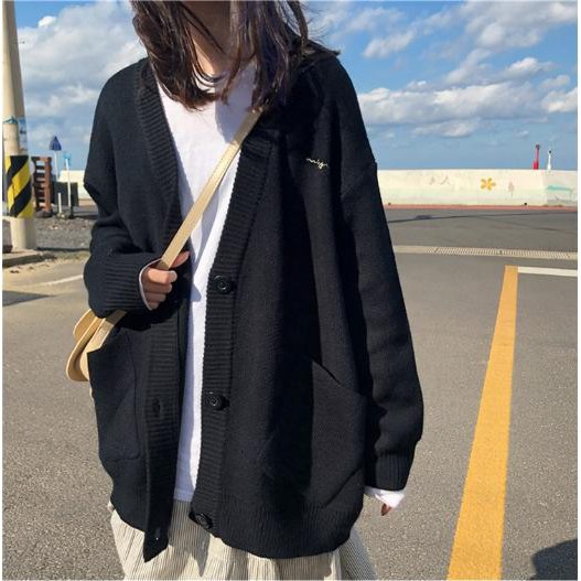 Áo khoác len áo cardigan nữ chữ ngực chất len dày mịn dáng dài loại 1 - 100 | BigBuy360 - bigbuy360.vn