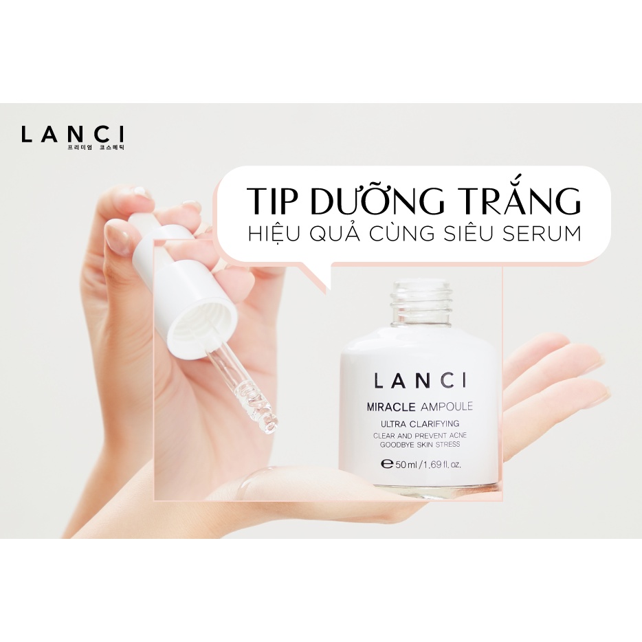 Siêu Serum LANCI Phục Hồi, Tái Tạo, Chống Lão Hóa, Làm Trắng Sáng Da Miracle Ampoule 5ml (Không Hộp)