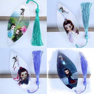 [Có sẵn] Bookmark hình lá phong cách cổ trang Vong Tiện, Lam Vong Cơ, Ngụy Vô Tiện