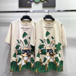 Áo Thun BAD RABBIT Thỏ DOLLA , Tee Áo Phông Local Brand Bad Habits Money Tay Lỡ Habit Club Full Tag Freesize HLT SHOP