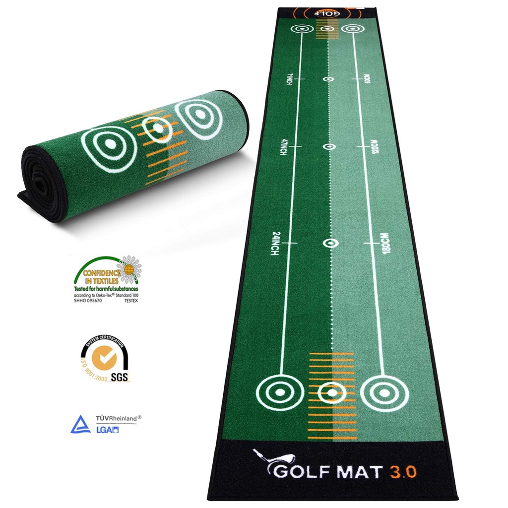 ành Golf Mat Mô Phỏng Golf Di Động Thiết Bị Hỗ Trợ Đào Tạo Trò Chơi Cho Văn Phòng Nhà Cửa Sử Dụng 50x300cm-168-DigitalVN