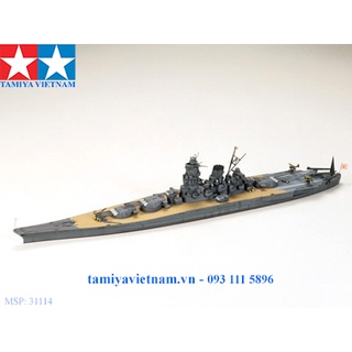 31114 mô hình tàu chiến 1/700 scale japanese battleship musashi