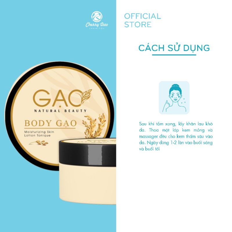 kem body trắng da, bật tông nhanh, không bết rít,trắng sáng tự nhiên ,kem body gạo crd cosmetic chính hãng | BigBuy360 - bigbuy360.vn
