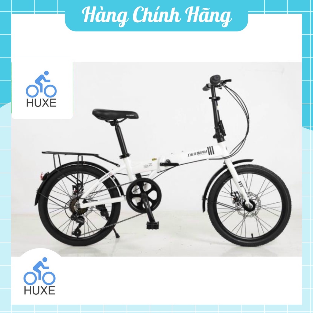 Xe đạp gấp California khung nhôm nhập khẩu chính hãng.