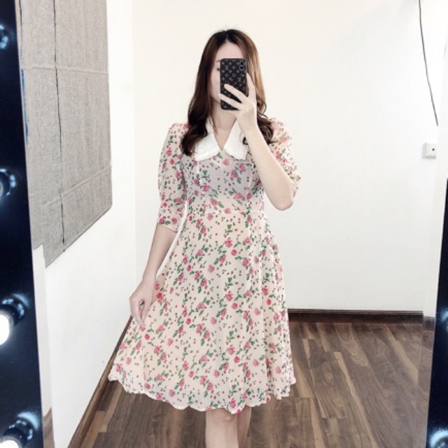 Sale váy hoa còn 1 màu size S M