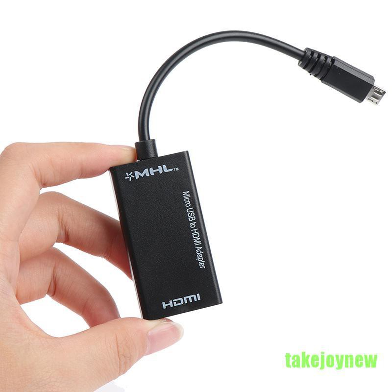 TDH MHL Micro USB to HDMI Adapter Converter Cable for Android Phone Smartphone HD TV TLO