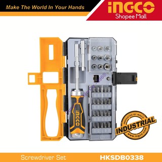 Bộ 33 tua vít ingco hksdb0338 tay cầm ratchet chất lượng cao