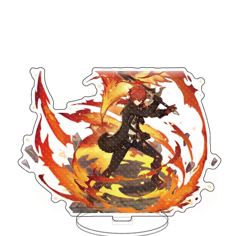 Mô Hình Standee GENSHIN IMPACT Chất liệu Acrylic trang trí góc học tập bàn làm việc kích thước 15CM